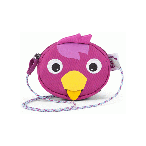 Кошелек Affenzahn Bella Bird, 12x3x10 см., фиолетовый